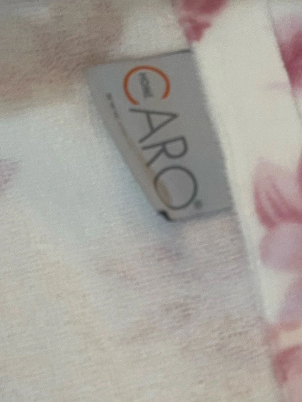 CARO spa floral towel wrap - velcro closure absorbent and soft 100% Cotton - new